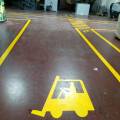 Fabrika içi forklift yolları için yer boyası ölçüleri nasıl belirlenir ?
